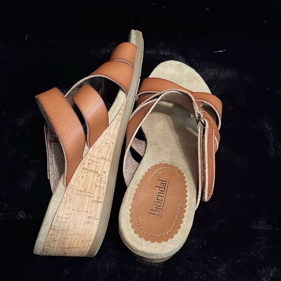 Brown Leather Sandals by Bjorndal - Picture 3 of 9